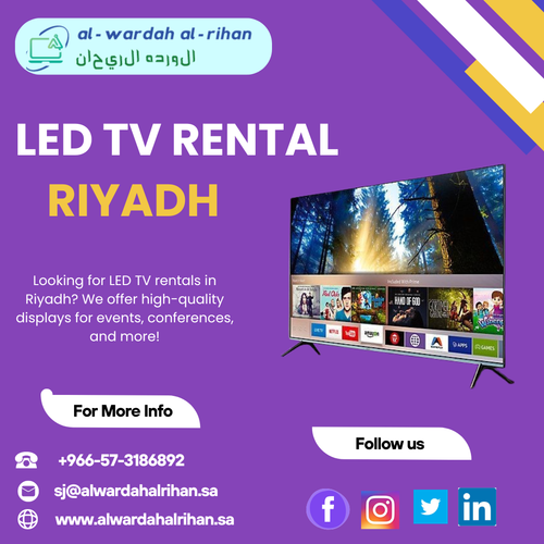 What are LED TV Rentals in Riyadh & Why they Matter for Events.png