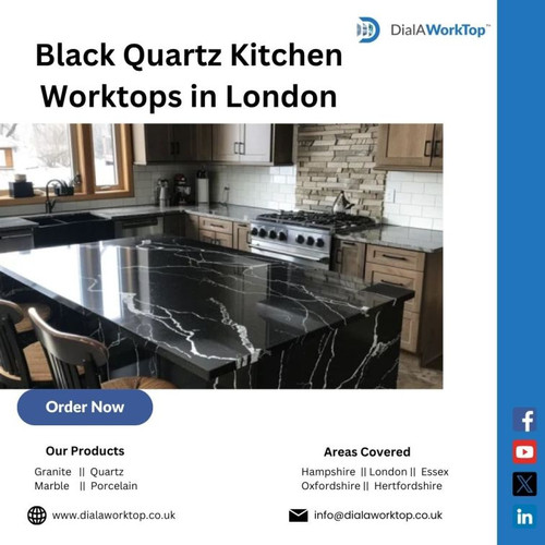 Black Quartz Kitchen Worktops in London.jpg