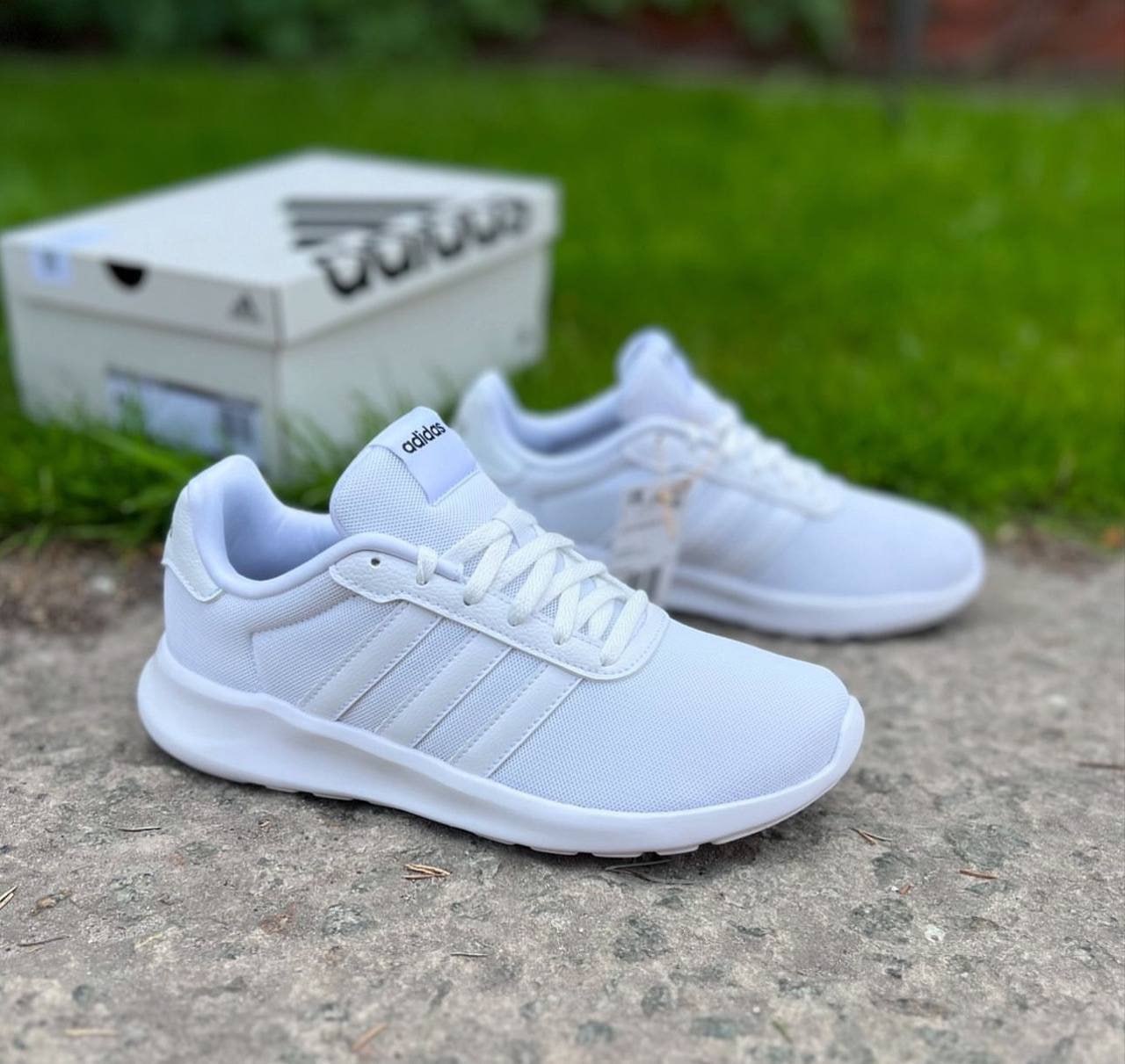 Tênis Adidas Lite Racer 3.0 Feminino – Off White