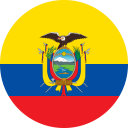 Flag of Ecuador Flat Round 128x128.png
