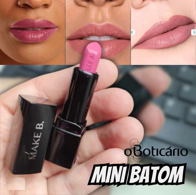 Mini Batom Cremoso Rosa Cashmere Intense 1,6g