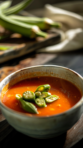 leonrud photo of natural self made tomato okra soup with okra a903b488 f191 4975 a74b b163e3a90684 0.png