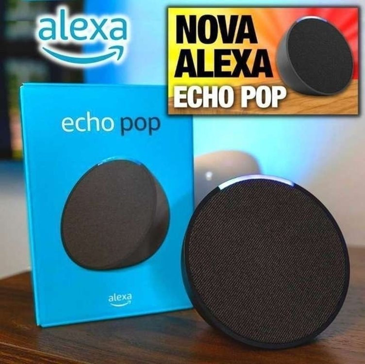 Assistente De Voz Echo Pop Wireless Smart