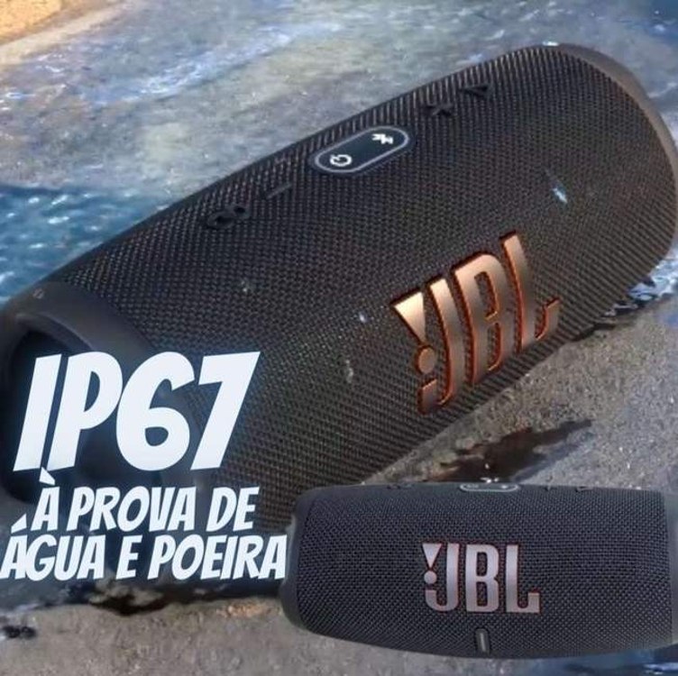 Caixa de Som Bluetooth JBL Charge 5 40W Preta – JBLCHARGE5BLK