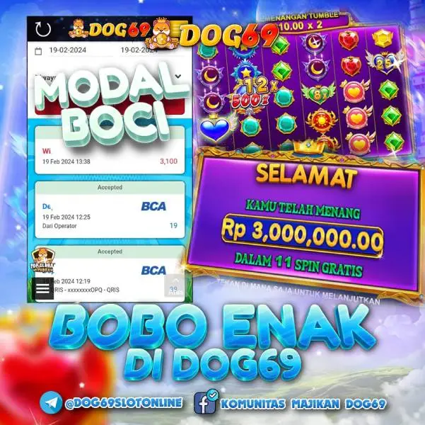 DOG69 Slot: Platform Gacor Terbaru dengan Peluang Menang Besar