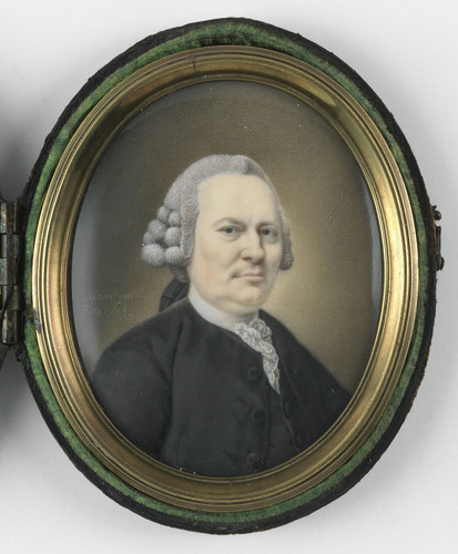 Marinkelle, Joseph Портрет мужчины, возможно члена семьи Collot d'Escury или Rappard, 1768, 7,4 cm х