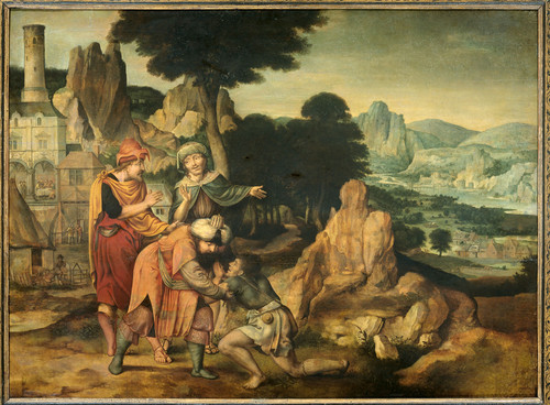 Massijs, Cornelis Притча о блудном сыне, 1538, 74,5 cm х 99,5 cm, Дерево, масло