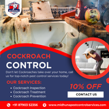 Say Goodbye to Cockroaches with Midhuna Pest Control's Safe Solutions!