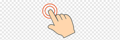 png transparent finger click on the icon hand finger click.png