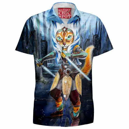 Ahsoka Tano Cat Hawaiian Shirt Boutique Chic Spot.webp