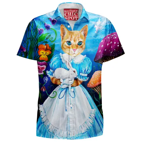 Alice Cat Hawaiian Shirt Boutique Chic Spot.webp