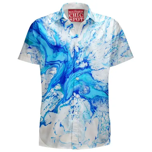 Blue Green Bat Hawaiian Shirt Boutique Chic Spot.webp