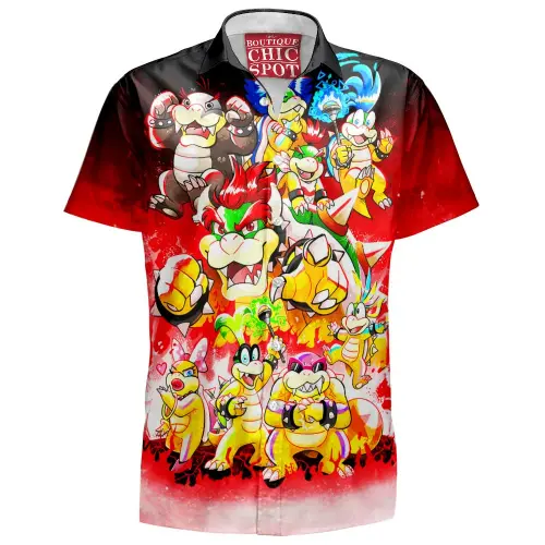 Bowser the Koopalings Hawaiian Shirt Boutique Chic Spot.webp
