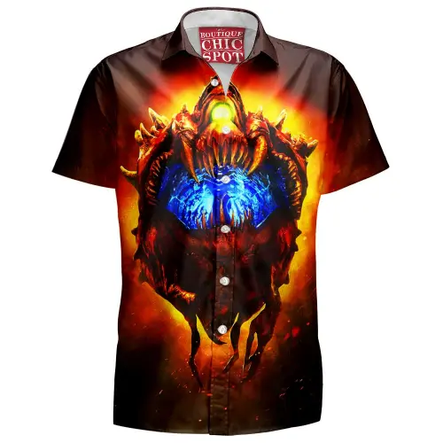 Cacodemon DOOM Hawaiian Shirt Boutique Chic Spot.webp