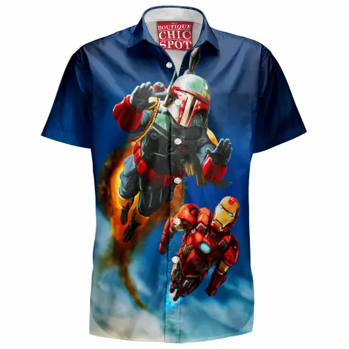 Boba Fett Iron Man Hawaiian Shirt Boutique Chic Spot.webp