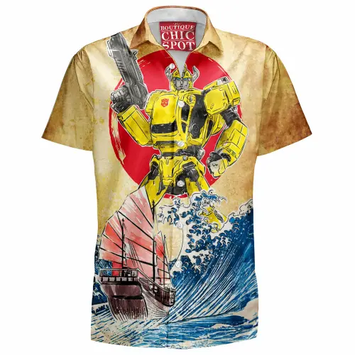 Bumblebee Hawaiian Shirt Boutique Chic Spot.webp