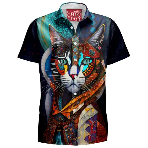 Cat Hawaiian Shirt Boutique Chic Spot.webp