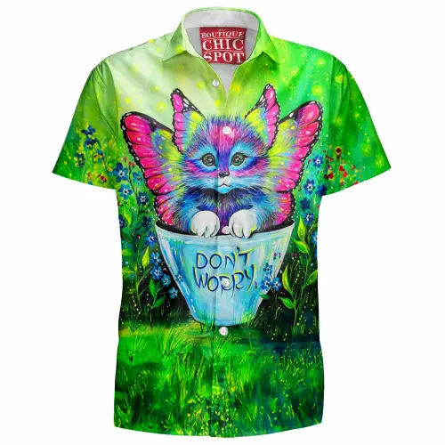 Cat in a cup Hawaiian Shirt Boutique Chic Spot.webp