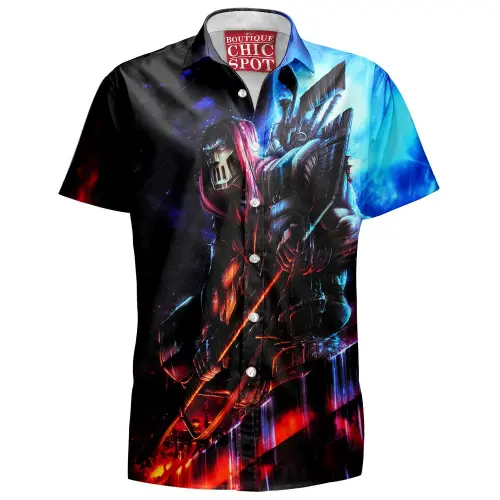 Casey Jones TMNT Hawaiian Shirt Boutique Chic Spot.webp