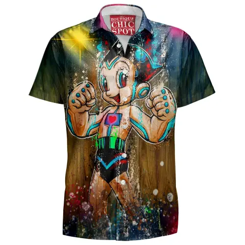 Astro Boy Hawaiian Shirt Boutique Chic Spot.webp