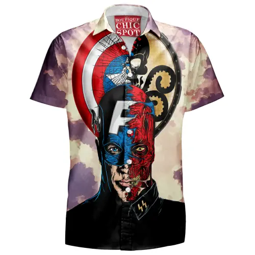 Captain America Red Skull Hawaiian Shirt Boutique Chic Spot.webp