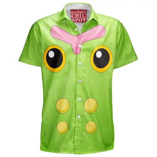 Caterpie Hawaiian Shirt Boutique Chic Spot.webp
