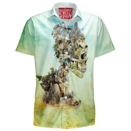 Animals Skull Hawaiian Shirt Boutique Chic Spot.webp