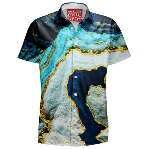 Aerial Ocean Hawaiian Shirt Boutique Chic Spot.webp