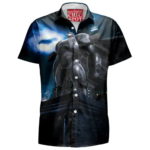 Baymax x Batman Hawaiian Shirt Boutique Chic Spot.webp
