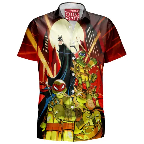Batman TMNT Hawaiian Shirt Boutique Chic Spot.webp