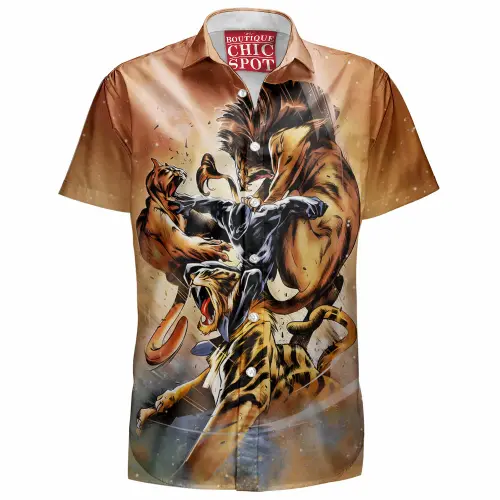 Black Panther Hawaiian Shirt Boutique Chic Spot.webp