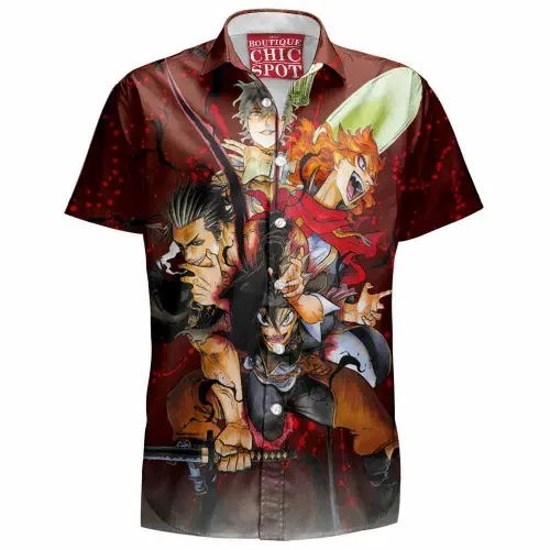 Black Clover Hawaiian Shirt Boutique Chic Spot.webp