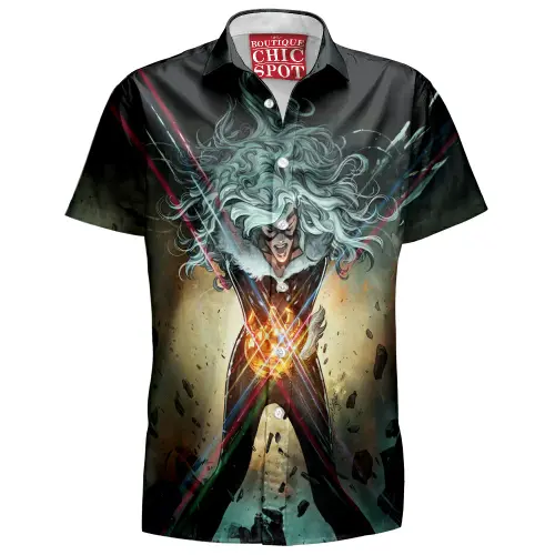 Black Cat Spider man Hawaiian Shirt Boutique Chic Spot.webp