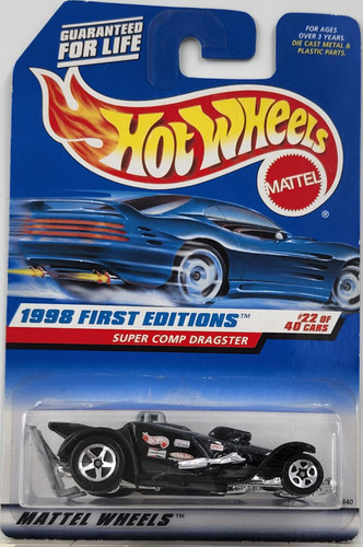 Машинка Hot Wheels Super Comp Dragster 1998 First Editions (#655) 18840.jpg