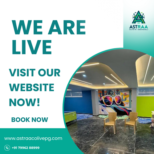 Astraa Colive PGs official website is now LIVE
