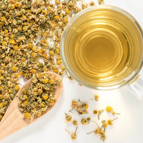 Embrace Calmness with Greek Chamomile Tea.webp