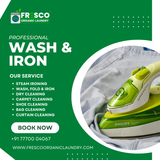 Need quick and reliable wash &amp; Iron service?