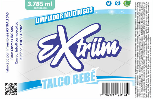 AMBIENTADOR LIMPIADOR MULTIUSOS EXTRIIM TALCO BEBE 3785 ML.jpg