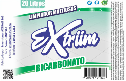 AMBIENTADOR LIMPIADOR MULTIUSOS EXTRIIM BICARBONATO LIMON 20 LITROS.jpg