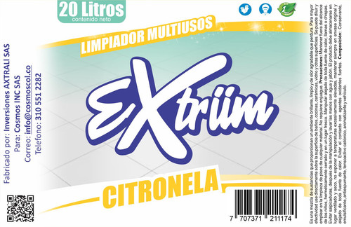 AMBIENTADOR LIMPIADOR MULTIUSOS EXTRIIM CITRONELA 20 LITROS.jpg