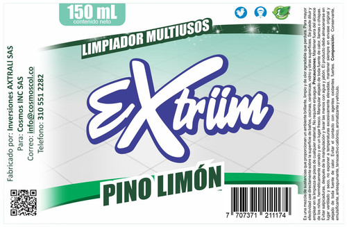 AMBIENTADOR LIMPIADOR MULTIUSOS EXTRIIM PINO LIMON 150 ML.jpg