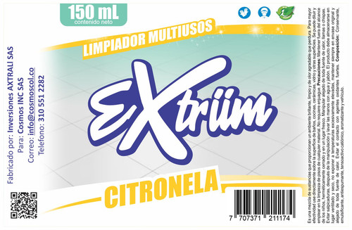 AMBIENTADOR LIMPIADOR MULTIUSOS EXTRIIM CITRONELA 150 ML.jpg