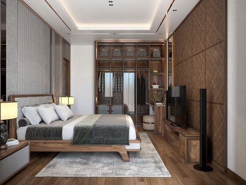 15087. Free Sketchup Bedroom Interior Model Download By Tran Tien
