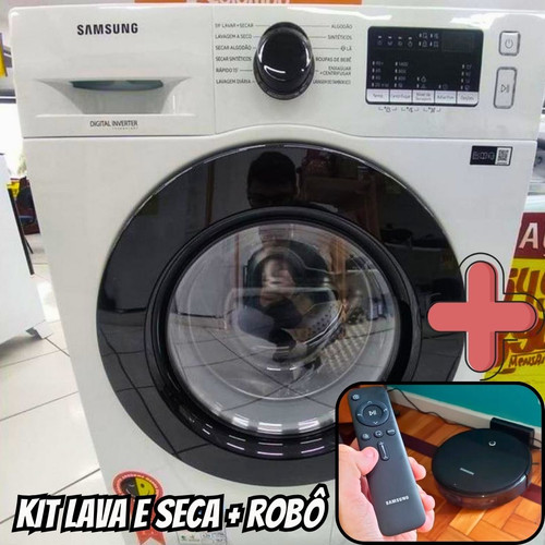lava e seca + Aspirador Robô 2 Em 1 Com Wi Fi Vr5000.jpg