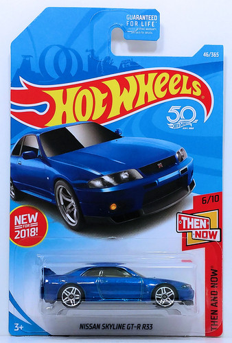 Nissan Skyline GT R R33 2018 Then And Now (#046) blue FJV51.jpg