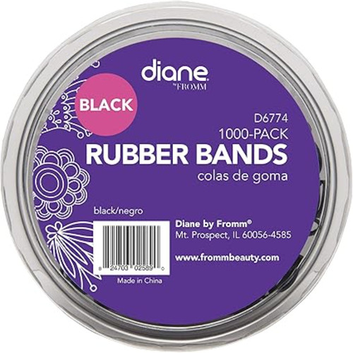 Diane Rubber Bands Black 1000 pk.jpg