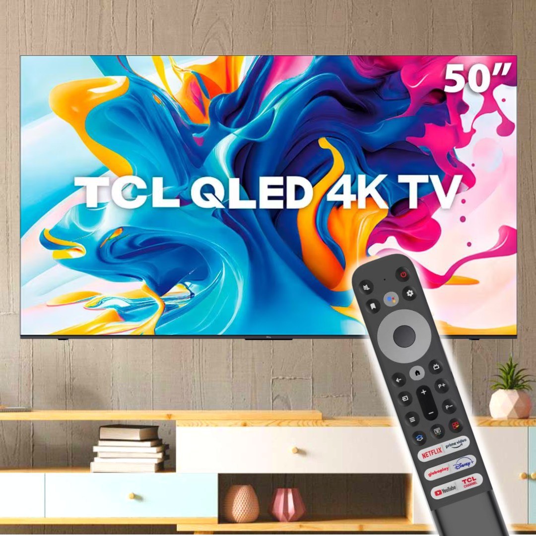 TCL QLED TV 50” C645 4K UHD GOOGLE TV DOLBY VISION GAMING