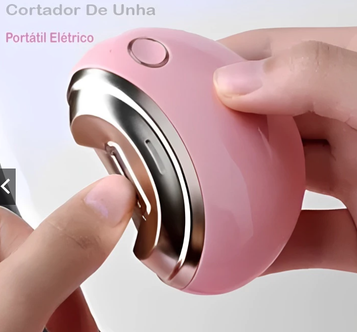 Cortador De Unhas Automático Para Uso Adulto/ Crianças/Bebê/Seguro e Não Machuca os Dedos Manicure Recarregável Usb