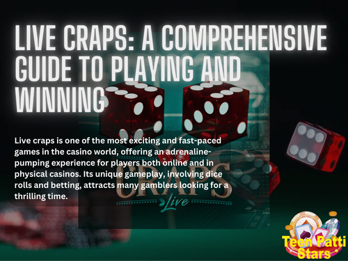 Live Craps: A Comprehensive Guide to Playing and Winning.png