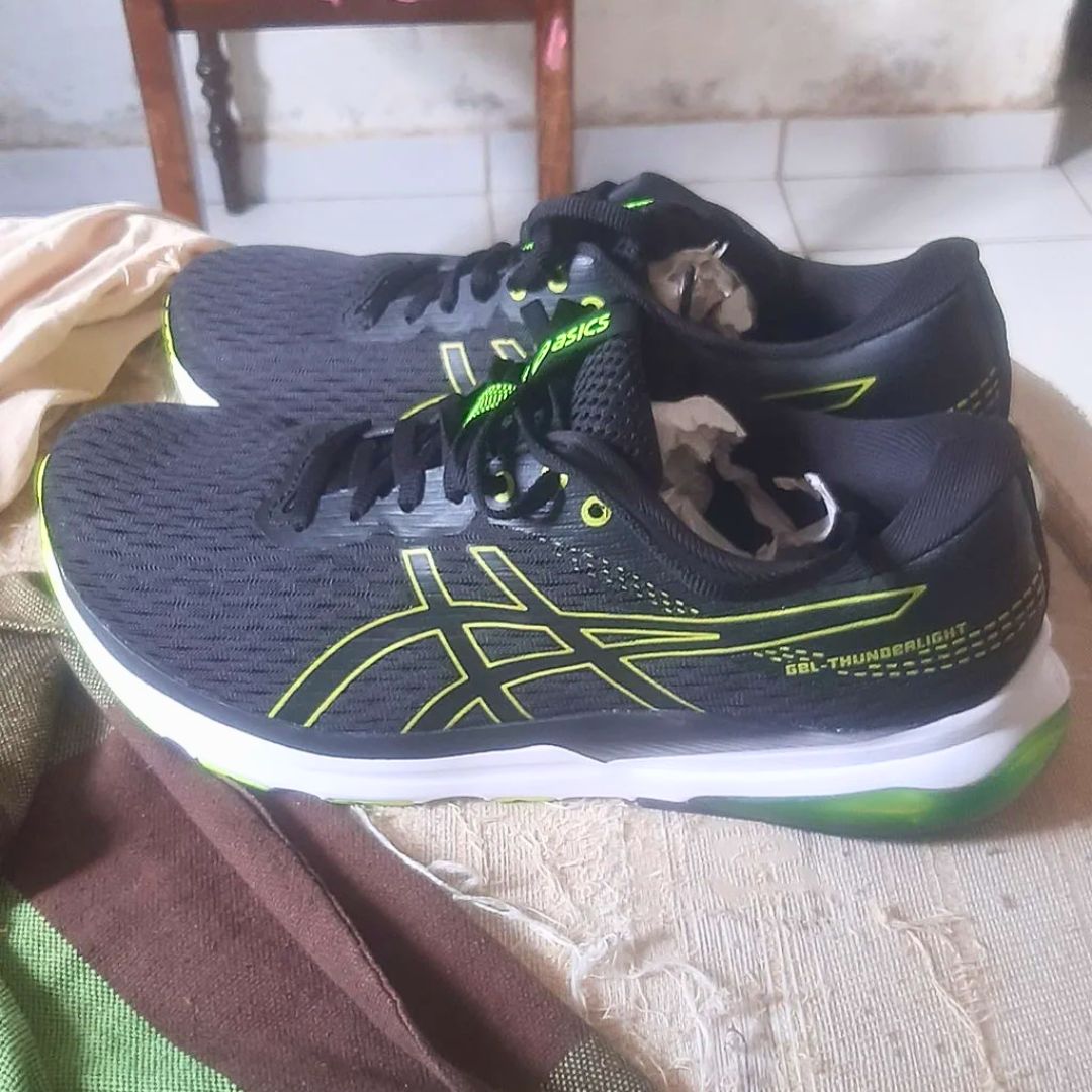 Tênis Masculino Asics Gel-Thunderlight – Preto+verde